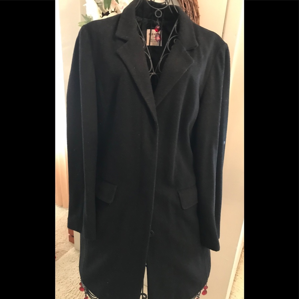 Old Navy double breasted coat Black